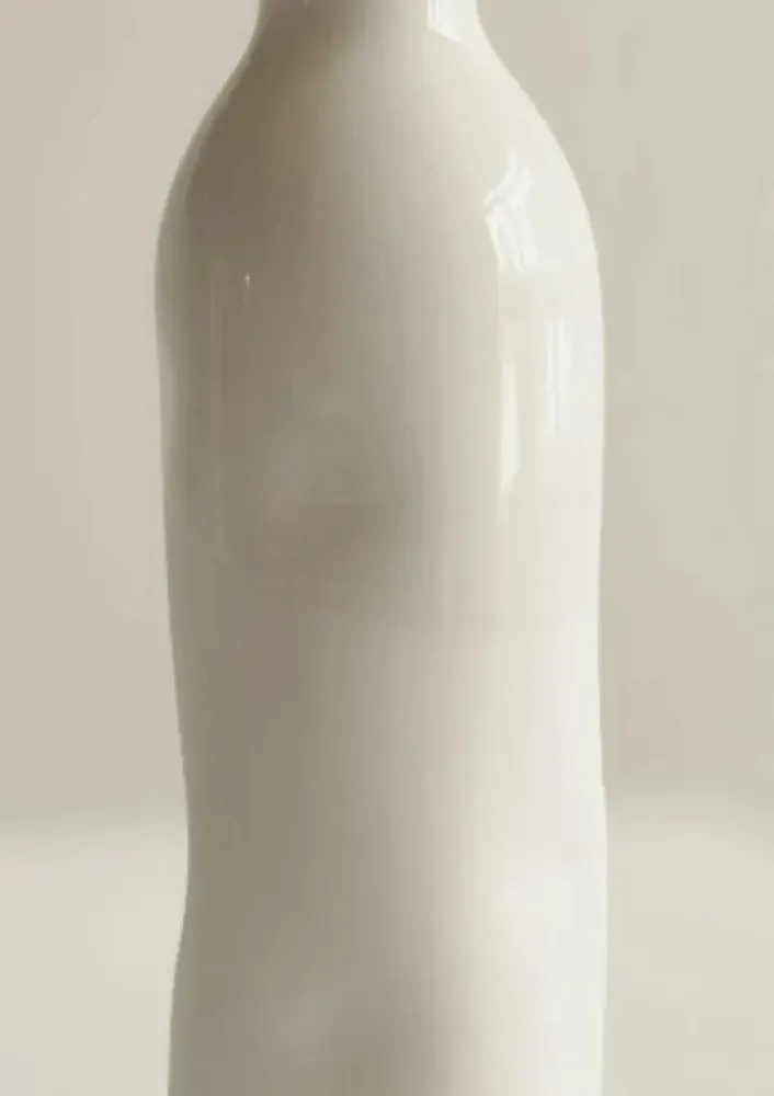 Vases - LIMOGES WHITE PORCELAIN BOTTLE - MAISON GALA
