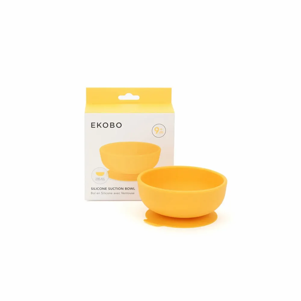 Children's mealtime - Silicone Suction Bowl - Mimosa - EKOBO