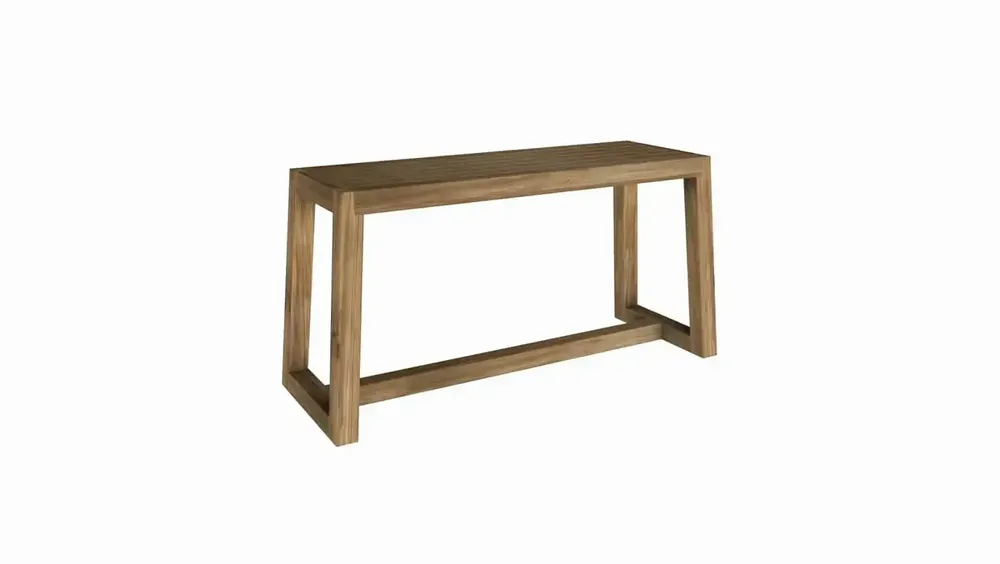 Autres tables - Table de bar Anabel en teck naturel pour l'extérieur - SEMPRE IN & OUTDOOR LIVING BV