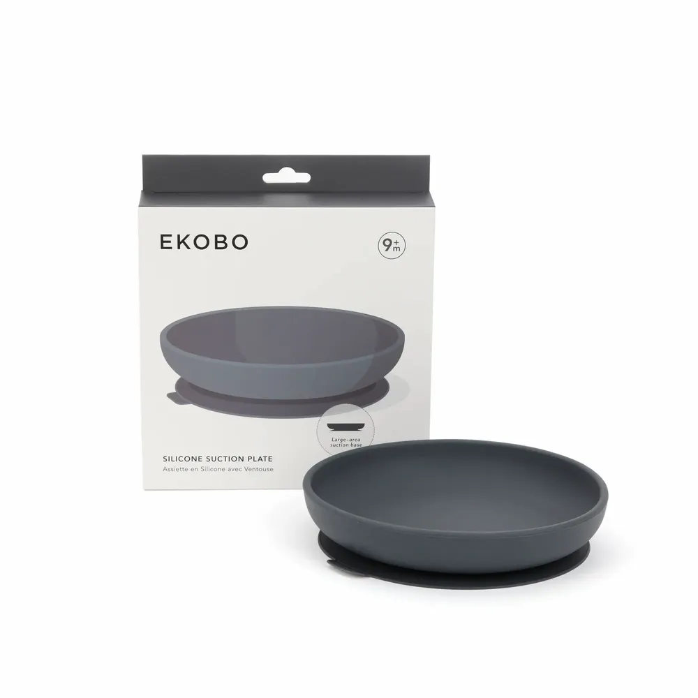 Repas pour enfant - Assiette ventouse en silicone - Storm - EKOBO