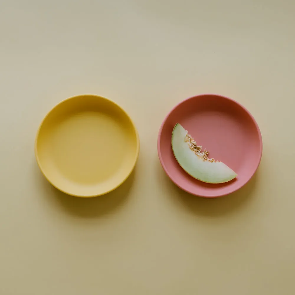 Repas pour enfant - Assiette ventouse en silicone - Mimosa - EKOBO
