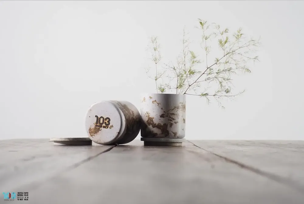Decorative objects - OUR DESIGN RESTORES LIFE TO RECYCLE PAPER AND OTHER NATURAL MATERIALS. - 103PAPER SHOP