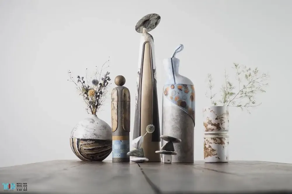 Decorative objects - OUR DESIGN RESTORES LIFE TO RECYCLE PAPER AND OTHER NATURAL MATERIALS. - 103PAPER SHOP