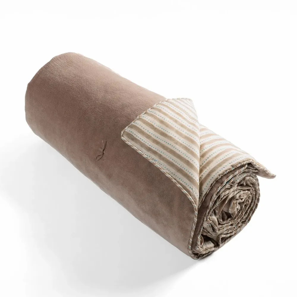 Textile and surface design - Akiko sofa cover and Yuki cushion - LE MONDE SAUVAGE BEATRICE LAVAL