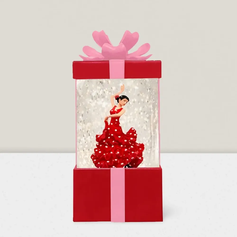 Decorative objects - LED Snow Globe – Flamenco Dancer Gift Box - BLUE STAR B.V.