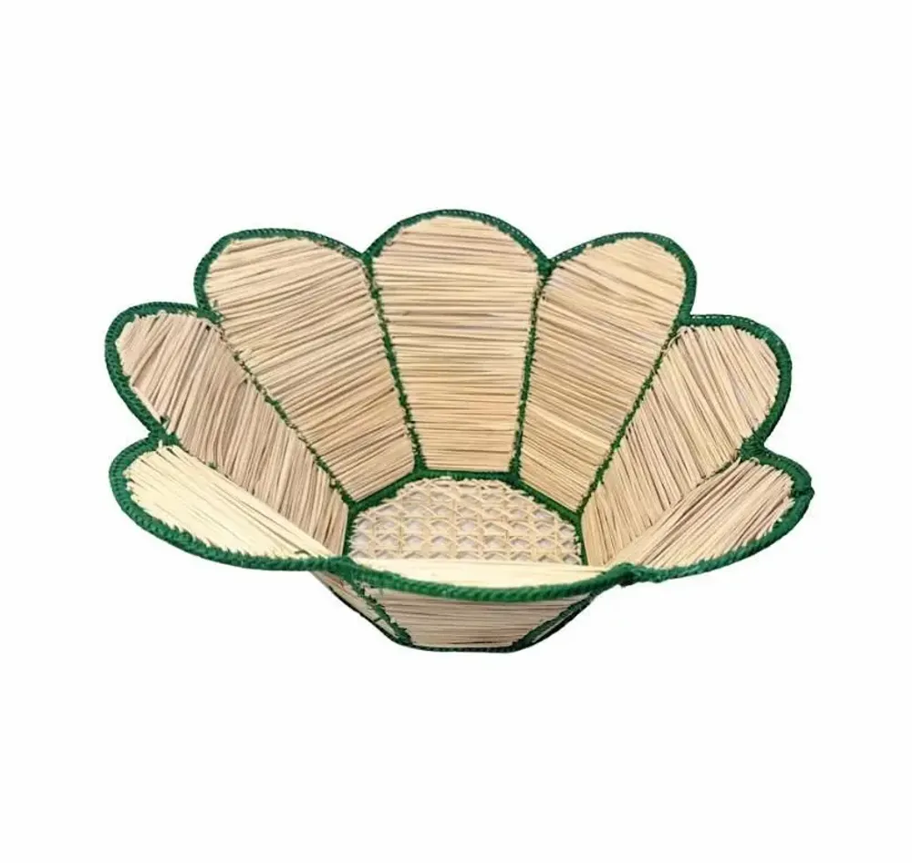 Platter and bowls - Christmas Flower Bread Basket - CORO CORA
