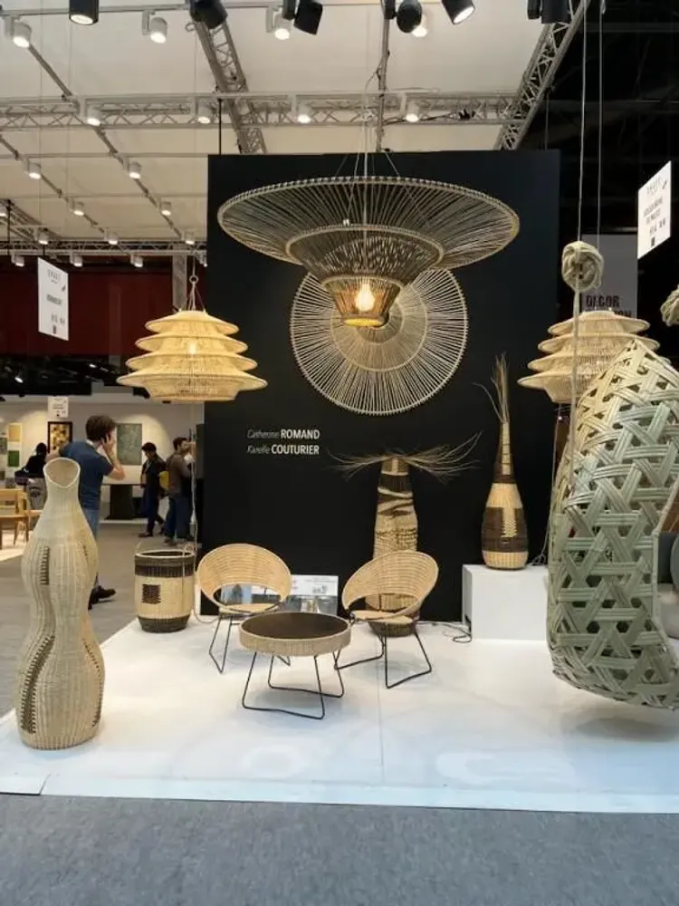 Abat-jours - Stand salon - VANNERIE ROMAND'ART