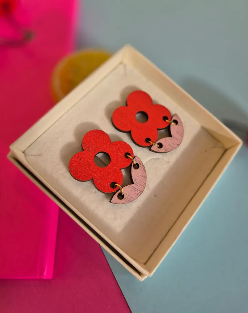 Jewelry - MICHELLE earrings A cat with a flea - UN CHAT QU'A SA PUCE