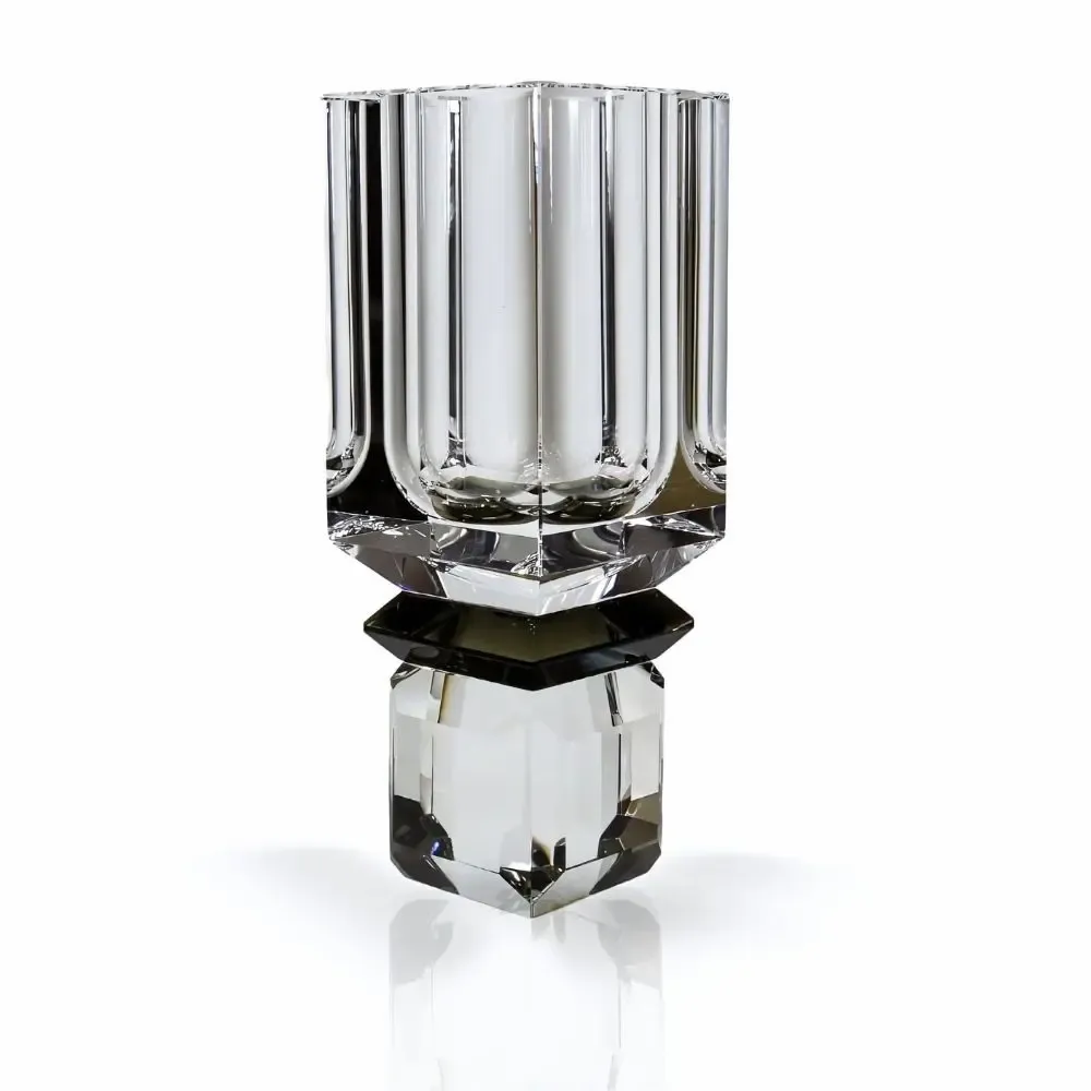 Crystal ware - Handmade Crystal Flower Vase Ambrosiá - ARCAICO