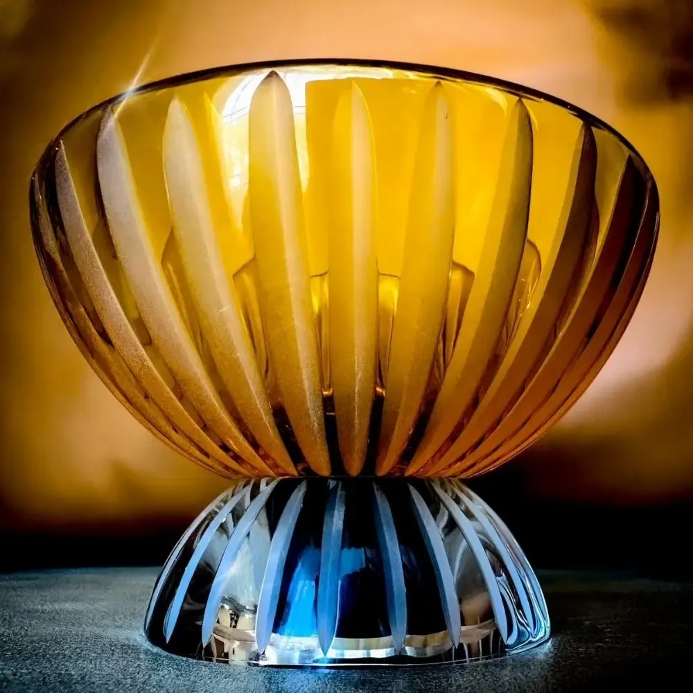 Bowls - Ambrosiá Handmade Crystal Decorative Bowl - ARCAICO