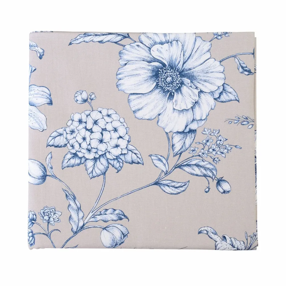 Table cloths - Tablecloth Blossom Blue - 130 cm x 200 cm - ROSEBERRY HOME