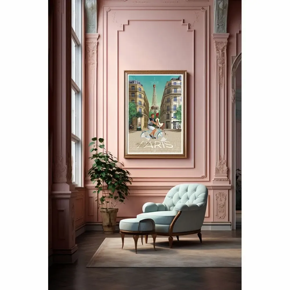 Affiches - DOZ - Affiche Paris Haussmann - LA MAISON JOSÉPHINE