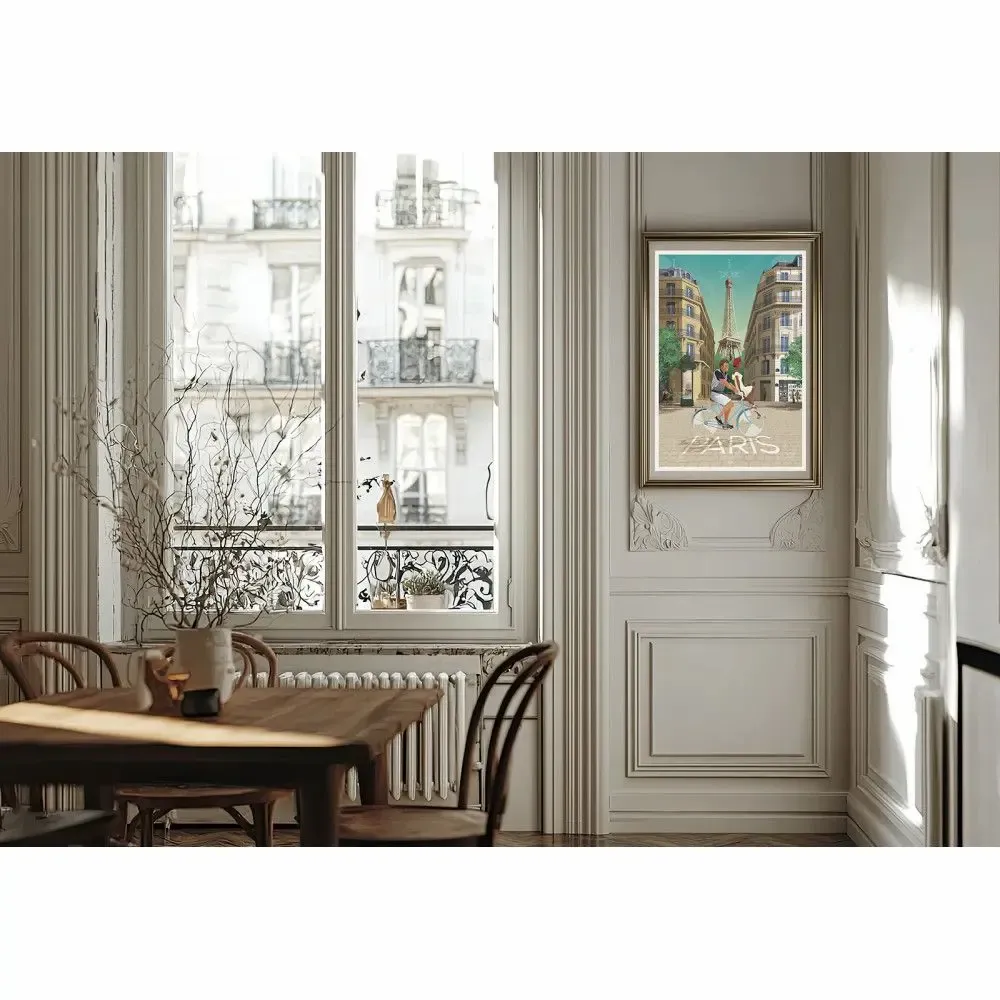 Affiches - DOZ - Affiche Paris Haussmann - LA MAISON JOSÉPHINE