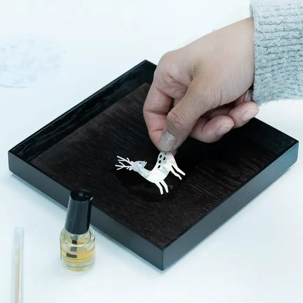 Loisirs créatifs pour enfant - [ARTSOOMBI] \ Plateau « Najeonchilgi » incrusté avec kit de bricolage - KCDF