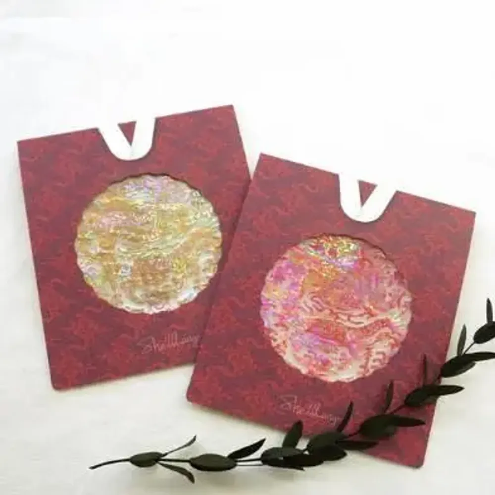 Cadeaux - [SHELLANG] Autocollant en nacre (robe du dragon royal) - KCDF