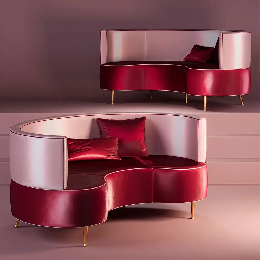 Small sofas - Margret twin seat Handmade in Portugal By Ottiu - OTTIU