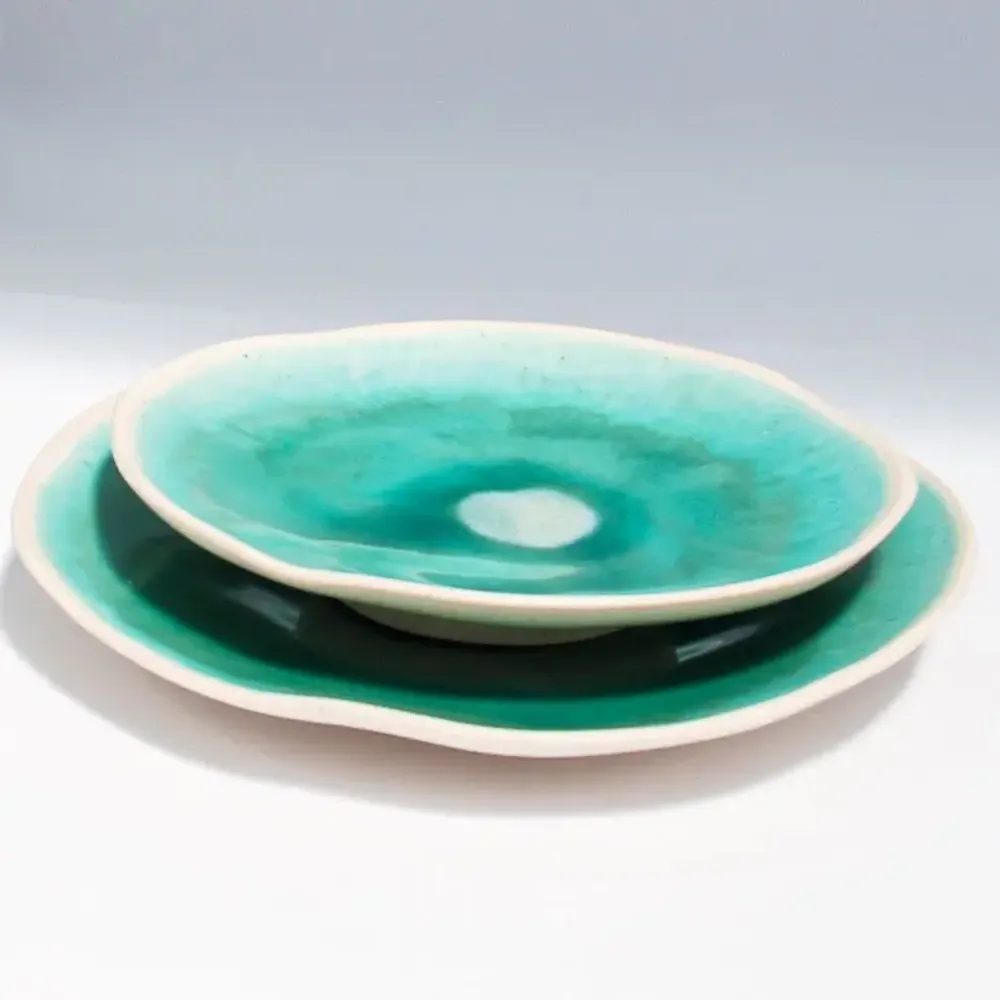 Assiettes de réception - Plat de Presentation en Gres Haute Temperature - HIC CERAMICS