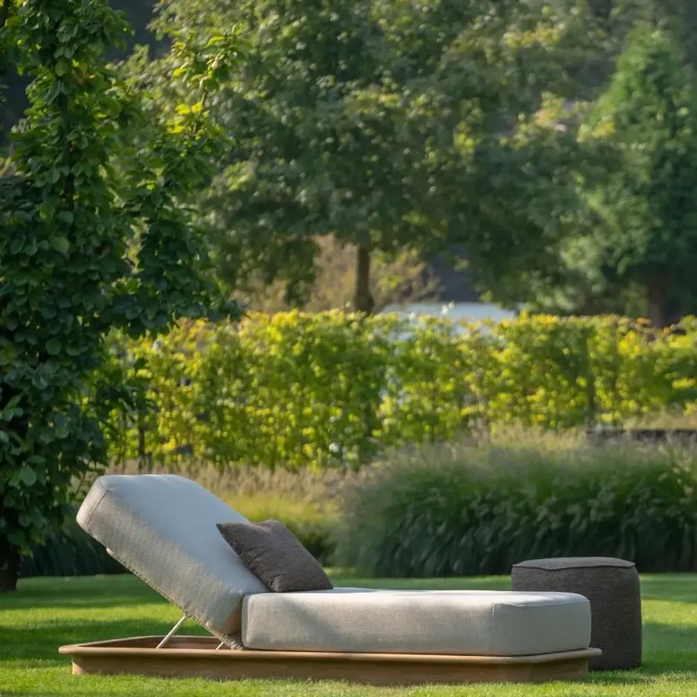 Canapés de jardin - Acri teak Sunlounger - JATI KEBON
