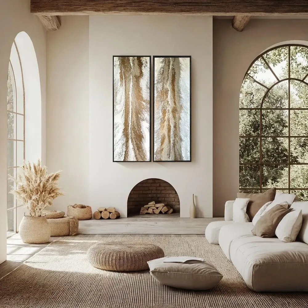 Paintings - Nomad's Reverie painting /canvas - TURIK&ART (KSENIIA TURIK)