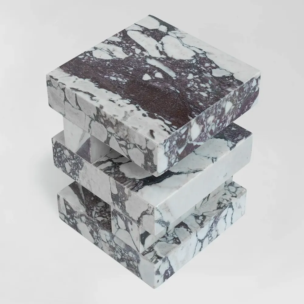 Coffee tables - 'S Y N C' CALACATTA SIDE TABLE - KIWANO CONCEPT