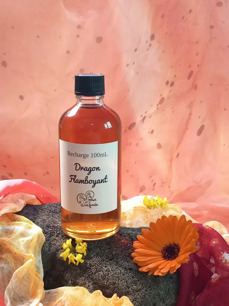 Parfums pour soi et eaux de toilette - Eau de parfum Dragon Flamboyant - Esprit du Feu - recharge 100mL - POÉSIE PARFUMÉE