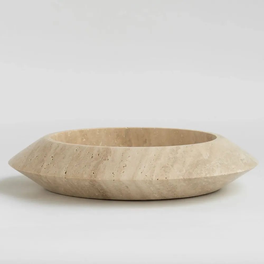 Plats et saladiers - TRAVERTINE ECLIPSE XL - KIWANO CONCEPT