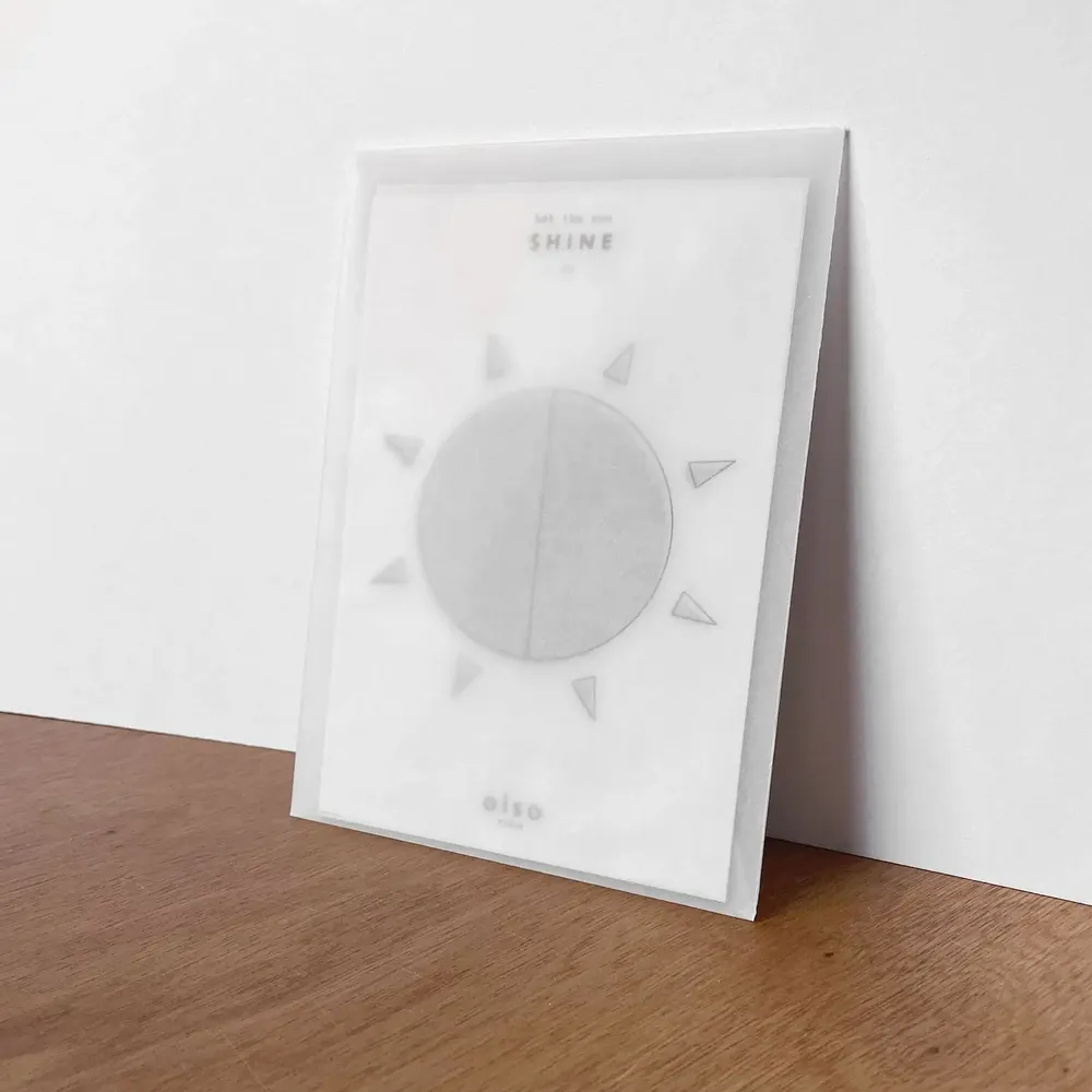 Card shop - SOLEIL playful object card OISO® - OISO