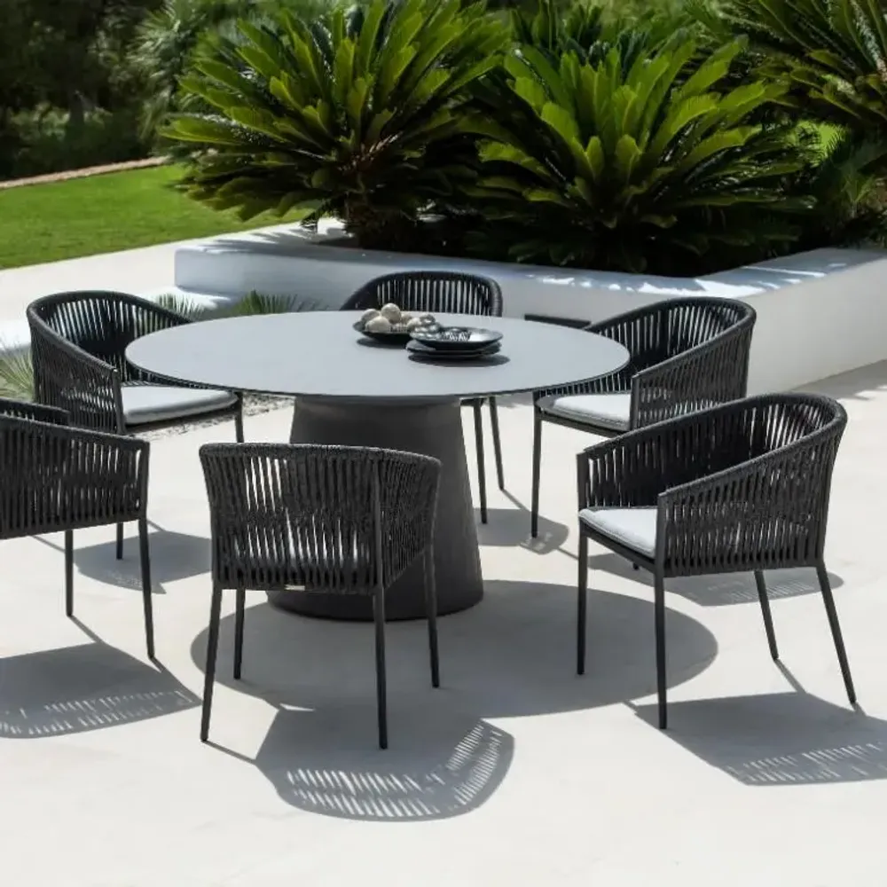 Chaises de jardin - Fortuna rope Armchair - JATI KEBON
