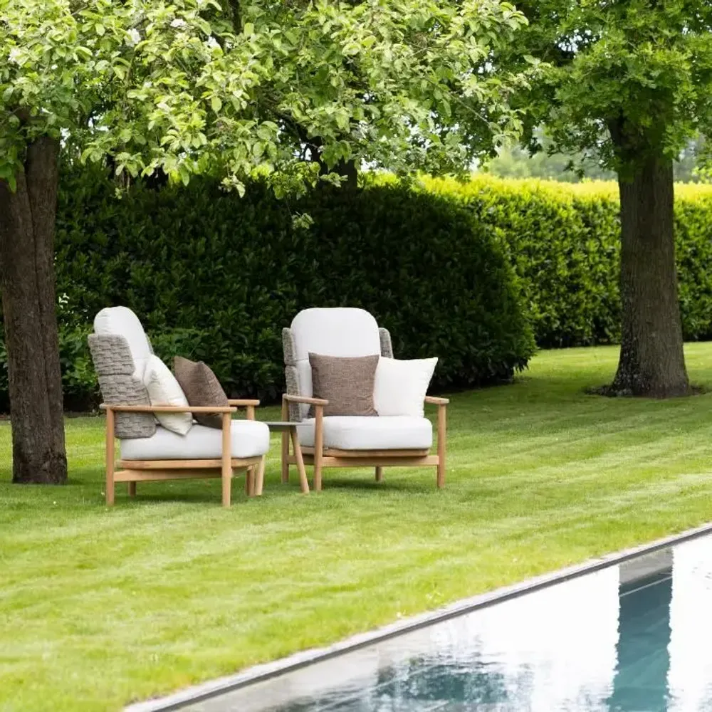 Lawn sofas - Boho Sofa 1seat High back - JATI KEBON