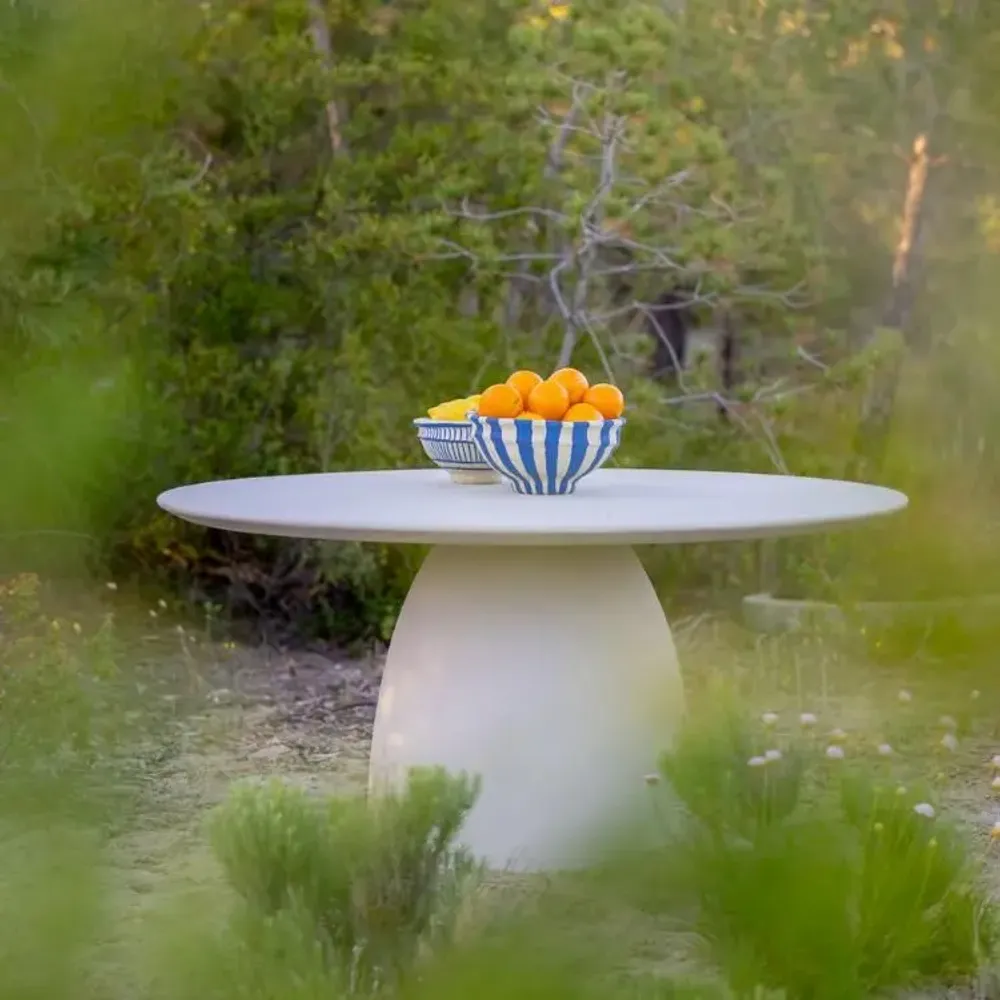 Tables de jardin - Dome Dining table - JATI KEBON
