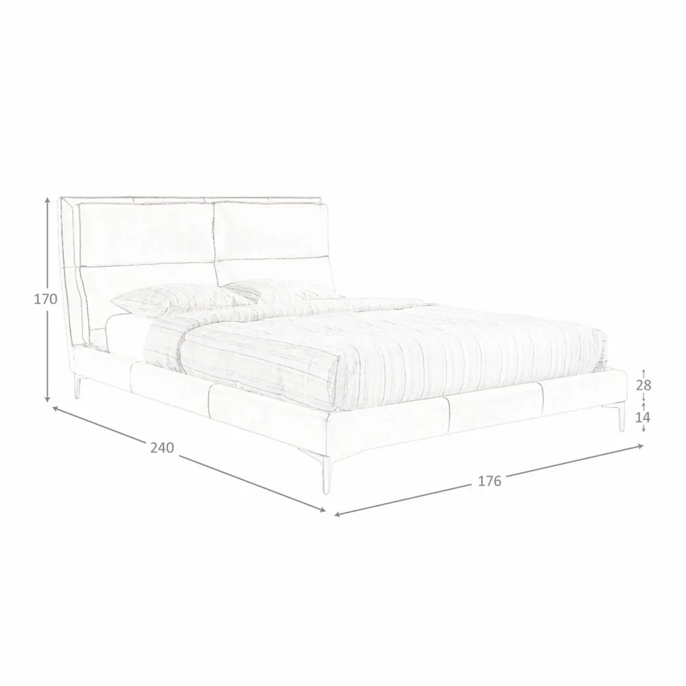 Lits - Lit rembourré en similicuir - ANGEL CERDÁ