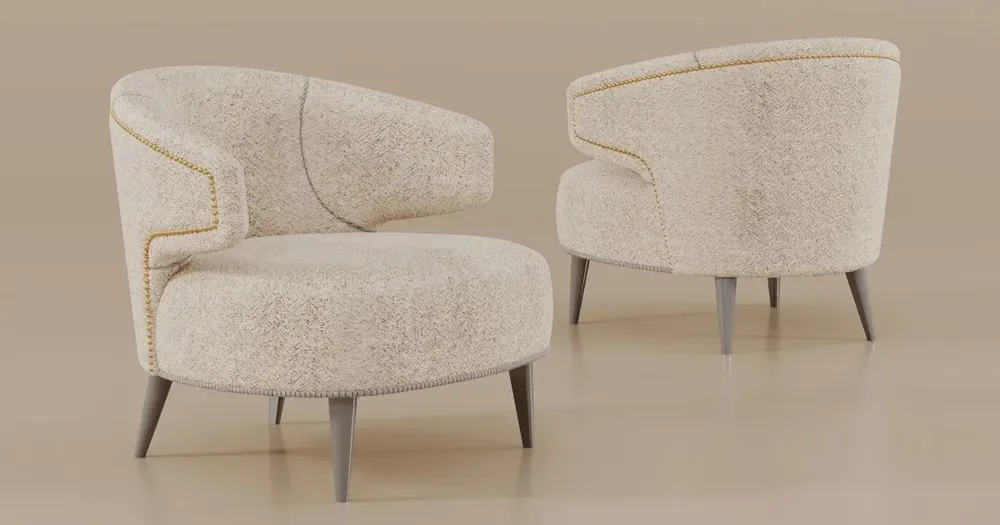 Chaises - Fauteuil Tippi fabriqué à la main au Portugal par Malabar - OTTIU
