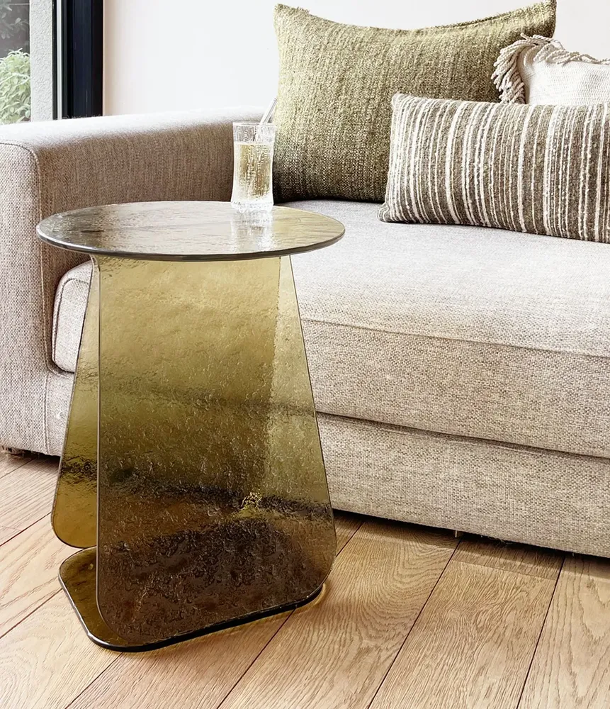 Decorative objects - Table YOUMY ronde verre - MADEMOISELLE JO