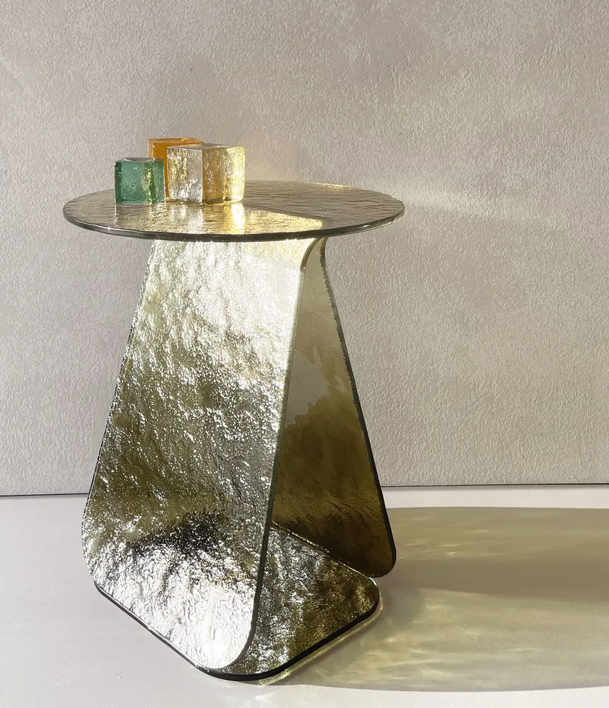 Decorative objects - Table YOUMY ronde verre - MADEMOISELLE JO