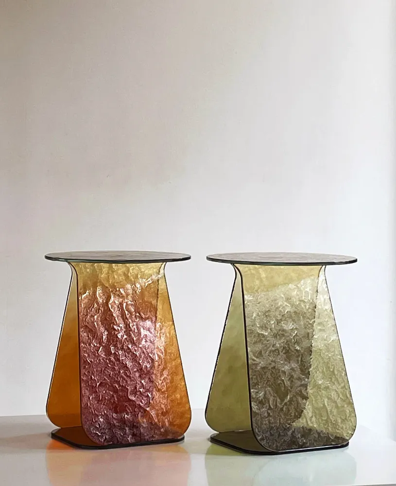Decorative objects - Table YOUMY ronde verre - MADEMOISELLE JO