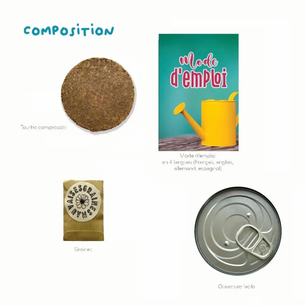 Gifts - Sowing kit\" Bichette you are the coolest\ " - MAUVAISES GRAINES