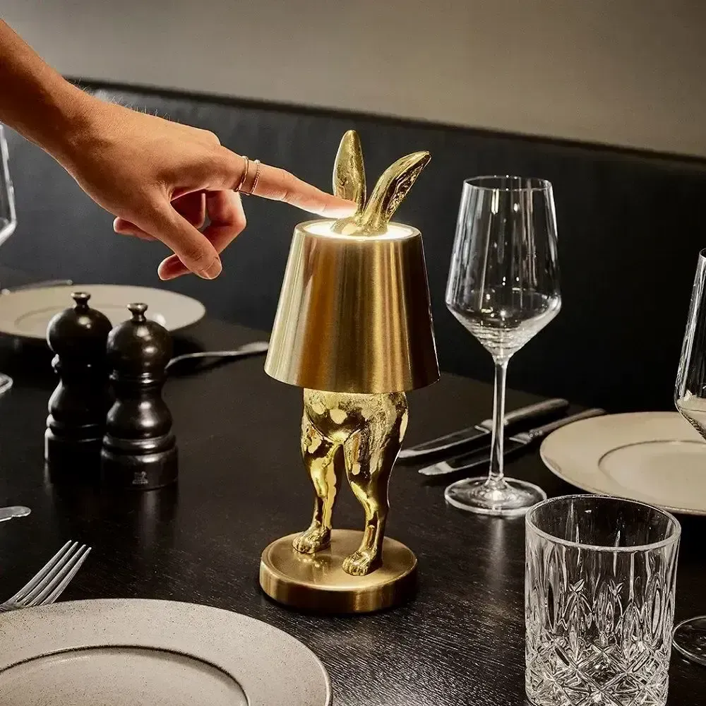Table lamps - Led table lamp hiding rabbit - WERNS
