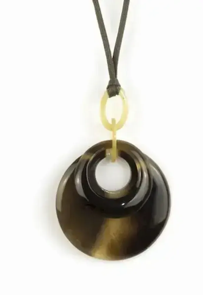 Jewelry - Double ring pendant in hoof - L INDOCHINEUR X RIVÊT