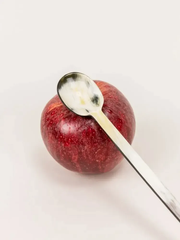 Couverts & ustensiles de cuisine - Cuillère à confiture Baguette en corne noire africaine - L INDOCHINEUR X RIVÊT