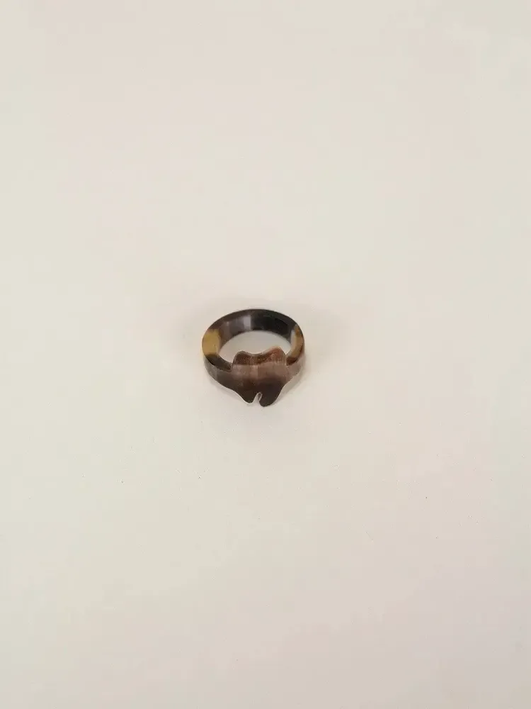 Jewelry - Ring Suc in blond horn in size S - L INDOCHINEUR X RIVÊT