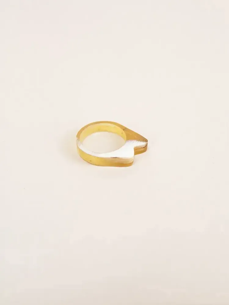 Jewelry - Ring Imine in blond horn in size S - L INDOCHINEUR X RIVÊT
