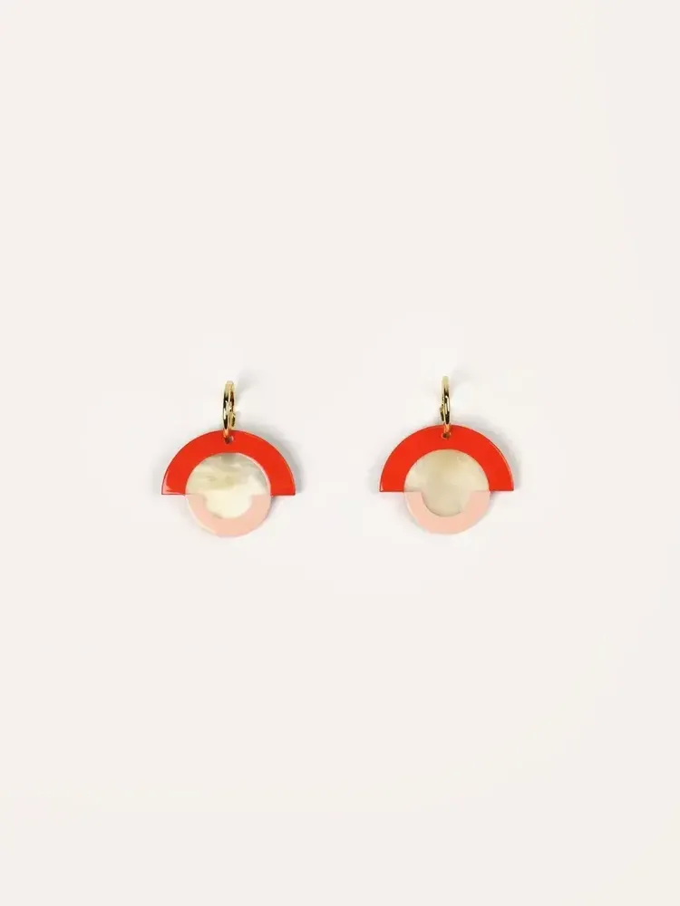 Jewelry - Lacquered horn hoop earrings - L INDOCHINEUR X RIVÊT