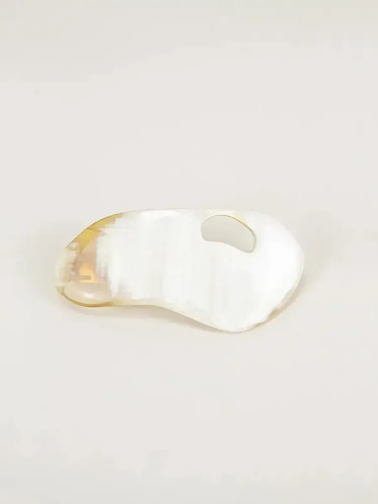 Barrettes - Barrette Minéral en corne blonde - L INDOCHINEUR X RIVÊT