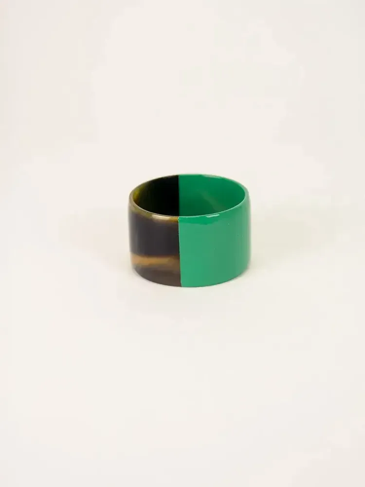 Bracelets - Broad red lacquered bracelet in Size M - L INDOCHINEUR X RIVÊT