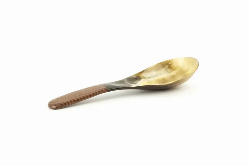 Kitchen utensils - Horn rice spoon with rosewood handle - L INDOCHINEUR X RIVÊT
