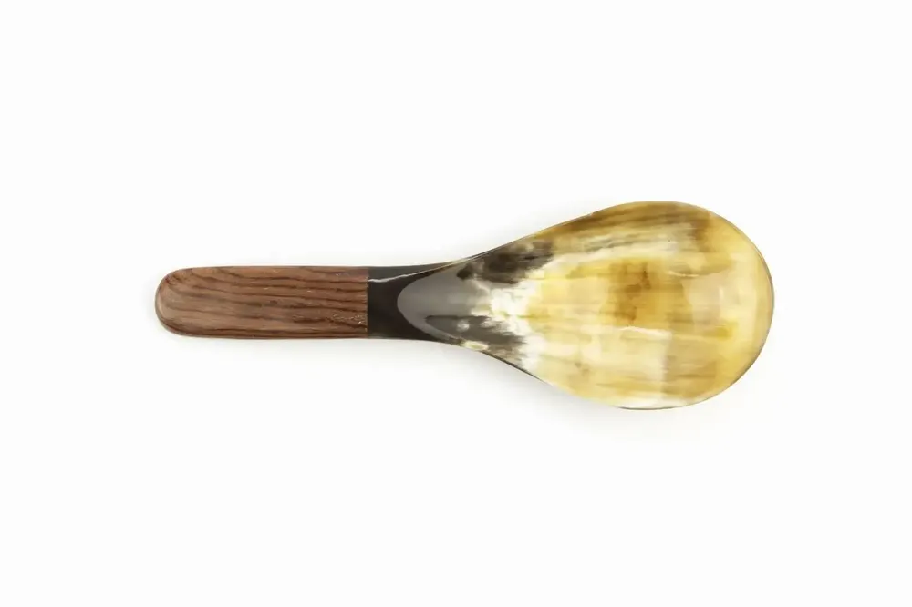 Kitchen utensils - Horn rice spoon with rosewood handle - L INDOCHINEUR X RIVÊT