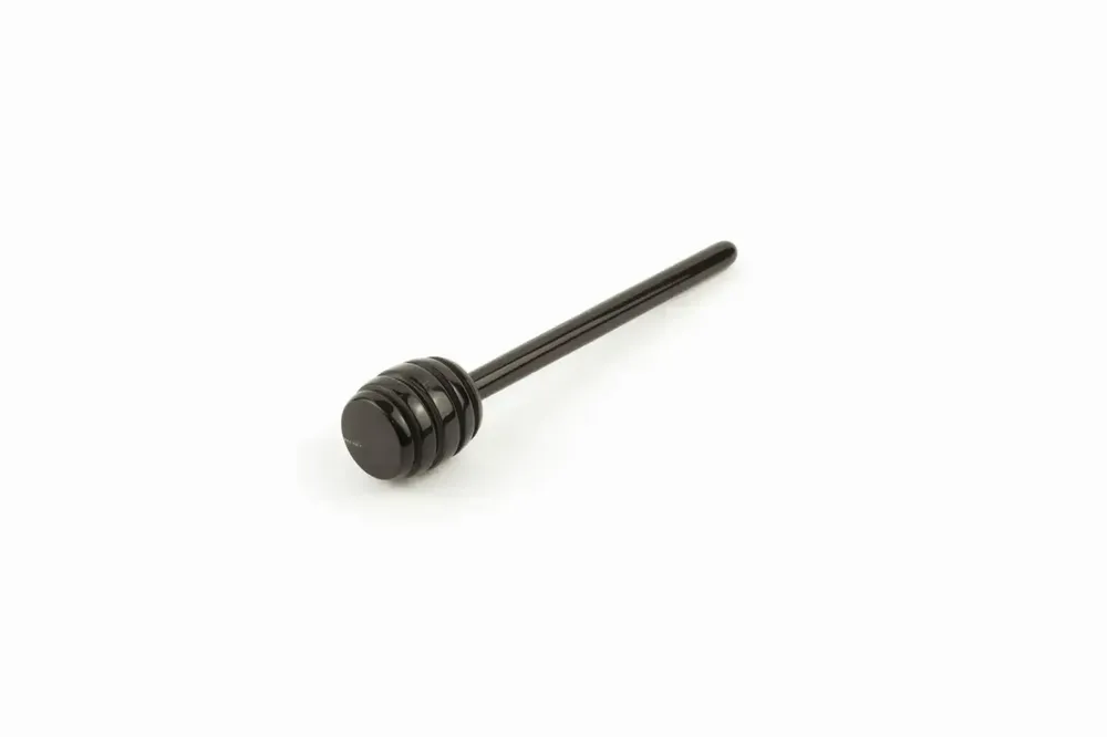 Kitchen utensils - Honey stick in plain black horn - L INDOCHINEUR X RIVÊT