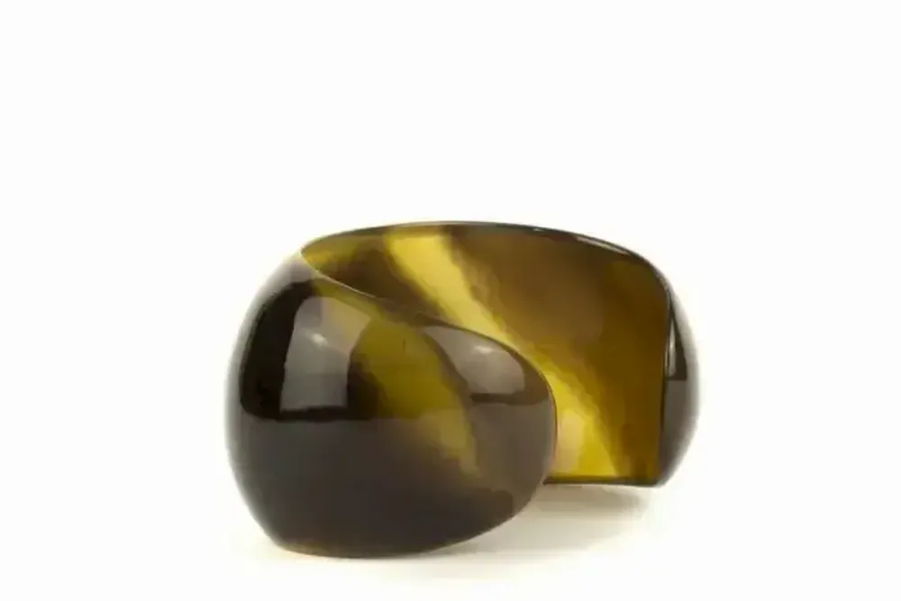 Bracelets - Bracelet ouvert bombé en sabot taille M - L INDOCHINEUR X RIVÊT