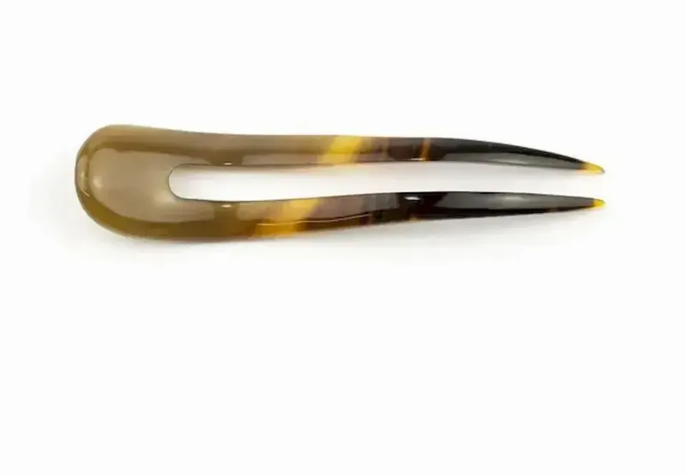 Barrettes - Double Pique à cheveux ondulée en sabot - L INDOCHINEUR X RIVÊT