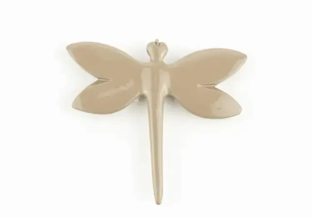 Brooches - Red lacquered dragonfly brooch - L INDOCHINEUR X RIVÊT